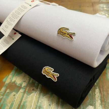 Camiseta Lacoste Gold Algodão Pima com Elastano