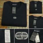 Camiseta Empório Armani Logo Centro 100% Algodão - Imagem 8